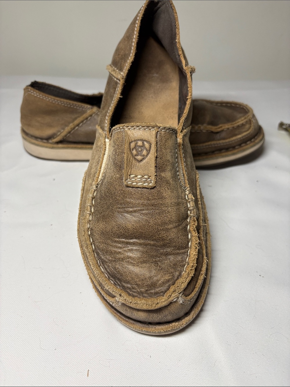 Ariat Brown Leather Loafer Size 8